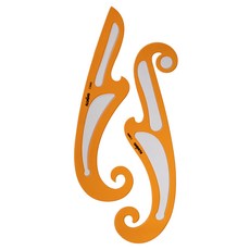 KORING 模板 綜合圖形正規 2件組 K-1300S, 1個, 單一顏色