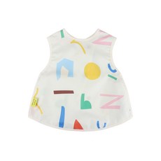 Julgran Art Play圍裙式圍兜, 象牙白, 1入