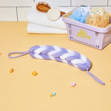 버터 꼬임 롱롱 샤워 퍼프 볼, 퍼플, 1개입, 1개