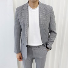 Ador Classic男款奢華泡泡紗休閒夾克