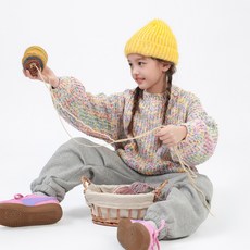 jkids 女童糖果爆米花針織衫 J8380