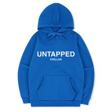 언탭트 남성용 빅사이즈 스텔라 기모 후드 티셔츠