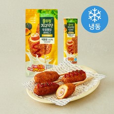 풀무원 지구식단 두유퐁당 콘핫도그 노란단호박 (냉동), 40g, 1개, 5개입