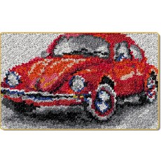 알로데 자동차 매트형 DIY 스킬자수세트 영문버전 흰색인쇄메쉬, NO 03, 1세트