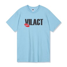 빌락트 남녀공용 통기성 볼드 타이핑 빅로고 반팔 티셔츠