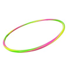 Hanasports 兒童教學用三色呼拉圈 87公分, 綠色/粉紅色/黃色, 400g, 1個