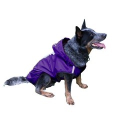 芙蘭溫德 狗狗機能性雨衣, 紫色, 1個