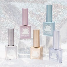 綜合亮粉指甲油組 5入, TM-01、TM-02、TM-03、TM-04、TM-05, 1組