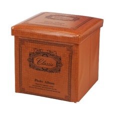 Moment皮革折疊式收納椅凳 CJ-KL5, 混色