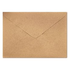 愛麗絲牛皮紙明信片信封 115 x 165 mm 棕色 100入, 100個