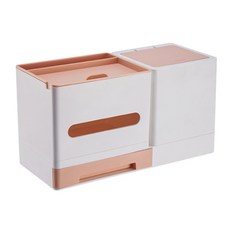 JCP Plus 收納面紙盒, 粉紅色, 1個