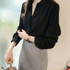 Doobom 女款新翻領襯衫