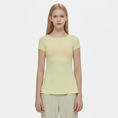 mulawear 女款後鏤空開衩短袖上衣 AWSDTS131