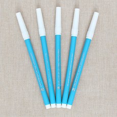 해피베어스 수성 펜초크 0.8 x 16.7 cm 5p, 스카이, 1개