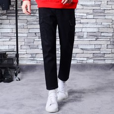 Townclo 男款九分完美版型工裝牛仔褲