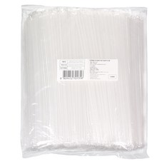 Bonipack 透明獨立包裝加長直吸管, 1個, 500件