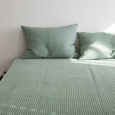 엘레나하임 위크엔드 100수 줄누빔 패드 겸 스프레드, 빈티지 민트