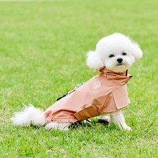 Woolly 狗狗斗篷雨衣, 1個, 蜜桃色