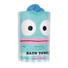 Skater TODR1 立體角色 超細纖維浴巾 60 x 120 cm, 1個, 人魚漢頓