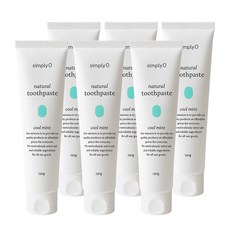 simplyO 清涼薄荷牙膏, 6入, 130g