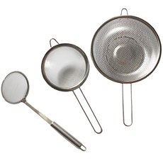 Kitchen9 不鏽鋼過濾網 3款, 單色, 1組