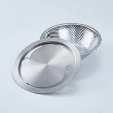國家級不鏽鋼 廚餘脫水機相容 304不鏽鋼水槽排水濾網 + 上蓋套組, 1套, 單一顏色