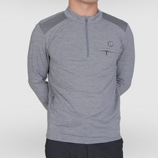 이지바이 어깨배색 포인트 등산 긴팔 집업 티셔츠 MT32LT058M