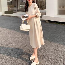 프랑스 스타일 세련된 임산부 원피스
