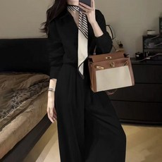 ViVEMO 西莉亞襯衫 + 寬褲 + 圍巾套裝 11680