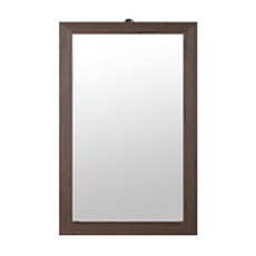 齒 簡約壁掛鏡, 核桃