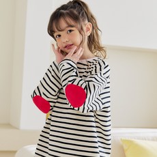 바브키즈 아동용 패치 세인트 티셔츠