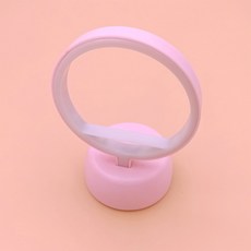 특별한 신혼부부 무드등 13 x 9 cm, 핑크라운드