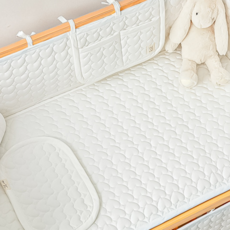 AiRabbit 嬰幼兒 寶寶 Iceron 雙面涼感墊 涼墊 心, 愛心白, 1個