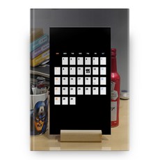 블랙 캘린더 블랙 탁상달력, 프로젝트 409