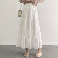 蛋糕雪紡長裙