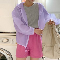 앤드스타일 여성용 러빗후드 바람막이 점퍼 262331