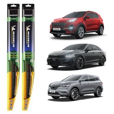MICHELIN 米其林 Radius 複合式雨刷 駕駛座 + 副駕駛座套組, Sportage QL, Sportage The Bold, K5 DL3 2019年, QM6 2016年~2019年