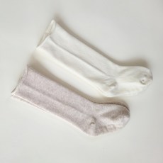 키즈퓨처 유아용 무압박 돌돌이 아띠 니삭스 2켤레 세트