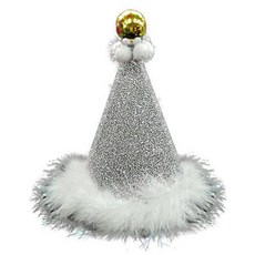 閃亮亮毛球尖帽, 2個, 金色