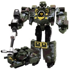 變形英雄 戰鬥戰車 坦克 變身機器人 玩具, 混合顏色, 1個