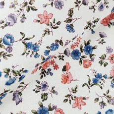 르우홈 대폭 20수 면 패브릭 원단, 달콤한꿈 내츄럴블루, 1개