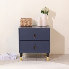 가구의정석 루덴 협탁, 네이비, 1개