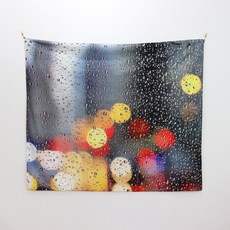 Mononique 家居裝飾掛飾遮蔽簾, 04 雨中街道