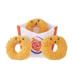 Hug Smart Puppy Onion Ring Bass Rock 玩具 Bass Rock Nose Walk, 1個, 混色