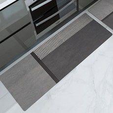 Witherhome 灰色拼貼吸水地墊, 深色, 1個