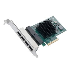 coms 伺服器用 4埠 Gigabit PCI-e 網路卡 Teaming LP支架, SW087