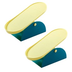 生活中的標誌蹺蹺板鞋架 黃色+藍色, 2個