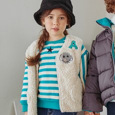 WISHKIDS 兒童裝飾貼片羊毛背心
