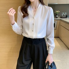 LUNA GIRL Purion V領女衫 L24SPBL120713