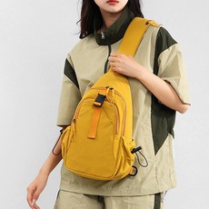 American Road 時尚斜背健行騎行運動單肩包 BRP1151, 黃色